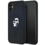 Karl Lagerfeld KLHMN61SCMKCRHK Silicone Karl & Choupette Ma Hardcase for iPhone 11 / Xr 6.1" / black