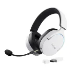 Trust 25304 FAYZO Gaming Headset Wired & Wireless USB-C Bluetooth / black, white