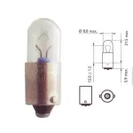 Lemputė PHILIPS 4W 12V BA9s T4W