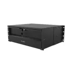 Lanberg 19" Drawer 4U, max load capacity up to 90 kg 4 point assembly | AK-2004-B | 48.26 x 36 x 17.6 cm | Black