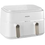 Philips Double basket Airfryer | NA353/10 3000 series | Power 2750 W | Capacity 9 L | Rapid Air Plus | White