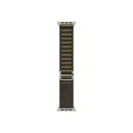 APPLE 49mm Dark Olive Alpine Loop - Small - Natural Titanium Finish | Apple