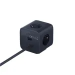 Baseus EnerFill 67W 1.5m ilgiklis su 3x AC lizdais ir USB-A, 2x USB-C įkrovikliu, juodas