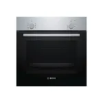 Bosch | Oven | HBF010BR1S | 66 L | A | Multifunctional | Manual | Knobs | Height 59.5 cm | Width 59.4 cm | Stainless steel