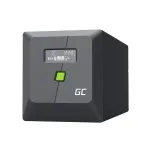 Green Cell Žalias Cell Atsarginis maitinimo &scaron;altinis UPS Greencell 1000VA 600W PowerProof su LCD ekranu