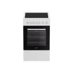 INDESIT Cooker | IS5V5GSW/P | Hob type Ceramic | Oven type Electric | White | Width 50 cm | Depth 60 cm | Energy efficiency class A | 55 L