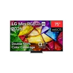 LG 4K evo AI Mini RGB TV | 75MRGB87B3B | 75 | Smart TV | webOS | UHD | Black