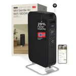 Mill | Heater | OIL1500WIFI3 Gentle Air | Oil Filled Radiator | 1500 W | Suitable for rooms up to 22 m&sup2; | Black