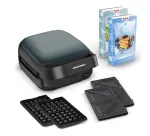 TEFAL | Sandwich and Waffle Maker | Snack Colletion | 700 W | Number of plates 2 | Ceramic coating | Black