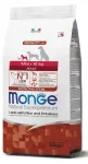 Monge spec. line monoprotein mini adult sausas pa&scaron;aras mažų veislių suaugusiems &scaron;unims su ėriena, ryžiais, bulvėmis 2,5kg