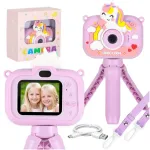 RoGer Digital camera for children on a tripod Unicorn