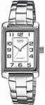 Casio Timeless LTP-1234PD-7BEG Women&rsquo;s Watch 21mm Silver Case White Dial
