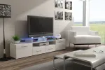 Cama TV stand EVORA 200 white/white gloss