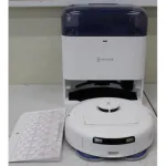 SALE OUT. Ecovacs DEEBOT mini Vacuum cleaner, Robot, Wet&Dry, ZeroTangle Technology, Agile Navigation, White/Blue + Auto-empty station | Ecovacs Robotic Vacuum Cleaner | DEEBOT mini BLUE | Wet&Dry | Li-ion | 3200 mAh | Dust capacity 1.8 L | 8000 Pa | ...