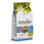 Exclusion Mono Protein Mediterraneo sausas pa&scaron;aras vidutinių veislių &scaron;unims su tunu, M, 3 kg