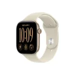 Apple Watch Series 12 GPS 46mm Light Gold Aluminium Case with Sand Sport Band - S/M
