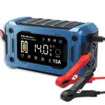 Qoltec 52496 Charger 12V 15A | Rectifier with repair function and maintaining power supply during battery replacement |