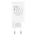 OBAL:ME GaN Wall Charger USB-A + 2x USB-C 65W / white