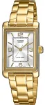 Casio Timeless LTP-1234PG-7AEG Women&rsquo;s Watch 21mm Gold Case Silver Dial