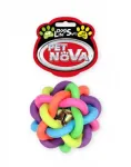 PET NOVA žaislas &scaron;uniui atomas su skambučiu S 6cm 2vnt
