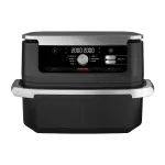 NINJA | Double Air Fryer | AF500EU Foodi FlexDrawer | Power 2470 W | Capacity 10.4 L | Black