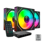 Mars Gaming MF3DPROKIT  ARGB 120mm Remote Control Computer Cooler Kit