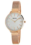Pacific X6094-6 Women&rsquo;s Watch Rose Gold Mesh Bracelet Grey Dial