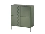 Cama 4D chest of drawers TRESSE 100x40x110 matte green
