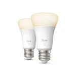 Philips Hue W 810 A60 2P EU | E27 | 7 W | Warm white to cool white light | Bluetooth, Zigbee
