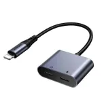 Joyroom JR-SY-L02 Adapter DAC 2-in-1 Lightning to Lightning/ Lightning, 60W, 0.12m / black