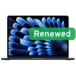 Apple Renewed | Grade C | MacBook Air (13-inch, M3, 2024)&lrm; A3113 | 13.3 | M3 8-core CPU | 8GB | 8-core GPU | 256 GB | Space Gray | US Backli