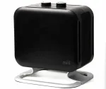DB Mill Fan Heater Mechanical W/Feet BLACK 1800W