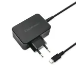 Qoltec Charger | 65W | 5-20V | 3-3.25A | USB type C | PD | Laptop | Smartfon | Black