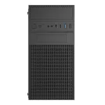 Akyga Obudowa Micro ATX AK19BK USB-C + USB 3.0 + 2x USB 2.0 czarna bez PSu Micro Tower Black