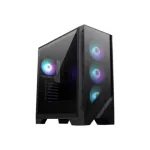 MSI PC Case | MAG FORGE 321R AIRFLOW | Side window | Mid-Tower | ATX | Black