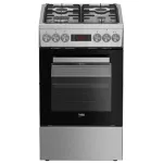 BEKO Cooker | FSM52321DXDT | Hob type Gas | Oven type Electric | Stainless Steel | Width 50 cm | Depth 60 cm | Grilling | Energy efficiency class A | 60 L
