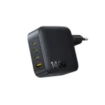 Baseus Sieninis įkroviklis EnerFill FH11 140W USB-A + 3xUSB-C QC PD3.1, juodas