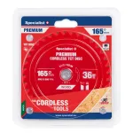 Pjovimo diskas 165x36Tx20mm, Cordless PREMIUM, SPECIALIST+