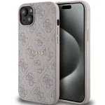 Guess 4G Collection Leather Metal Logo MagSafe for Apple iPhone 13 / 14 / 15