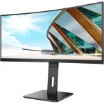 AOC | Curved Monitor | CU34P2A | 34 " | VA | 21:9 | 100 Hz | 1 ms | 3440 &times; 1440 | 300 cd/m&sup2; | Headphone out (3.5mm) | HDMI ports quantity HDMI x 2 | Black | Warranty 36 month(s)
