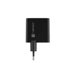 Natec Ribera USB Charger, 1x USB-A, 1x USB-C, 45 W | NUC-2143