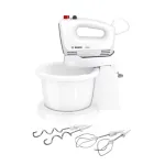 Bosch | Mixer | CleverMixx MFQ2600G | Mixer with bowl | 375 W | Number of speeds 4 | Turbo mode | White