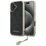 Guess GUHCP16MGF4GGR Hardcase 4G Charms Collection for iPhone 16 Plus 6.7" / black