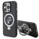 Karl Lagerfeld KLHMP13LHMRSKCK Hardcase Ring Stand Karl&Choupette for iPhone 13 Pro 6.1" / black