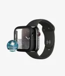 PanzerGlass Viso korpuso Apple Watch Series 4/5/6/Se 44mm ekrano apsauga, Juoda