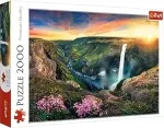 Ecost prekė po grąžinimo Trefl TR27091 Haifoss krioklys, Islandija 2000 dalių, auk&scaron;tos kokybės, suau