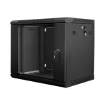 Lanberg | Rack cabinet 19" wall-mount 9U/600x450 (flat pack) | WF01-6409-10B | Black