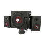 GENESIS Helium 610BT Computer Speakers, Wired, Bluetooth, Black | Genesis | Helium 610BT | Bluetooth | Red/Black
