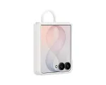 Samsung EF-EF776CWE Silicone Magnetic Cover with Ring for Galaxy Z Flip 8 / White