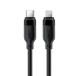 USB kabelis Acefast C16-01 USB-C to Lightning 1.2m juodas